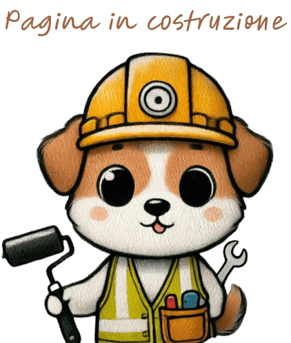 cane vestito da muratore